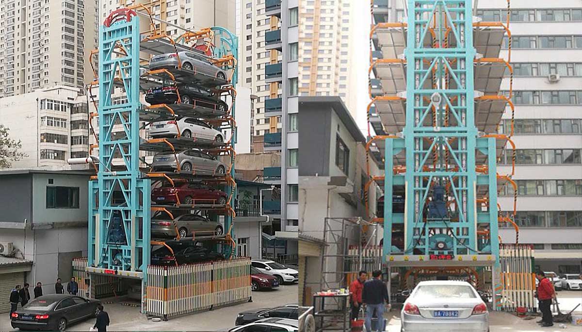 Gansu vertical circulation intelligent three-dimensional garage project