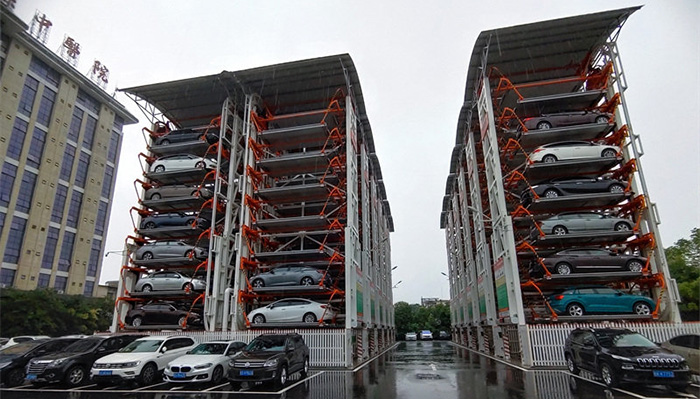 安徽垂直循环智能立体停车场项目案例