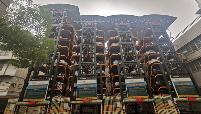 武汉质量监督局垂直循环智能立体停车场
